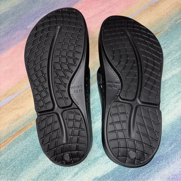 Oofos OOriginal Unisex Sport Sandals Flip Flops Graphite Mens 10 / Womens 12 - Picture 8 of 9